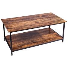 Modern country, today's hottest decorating trend, is more than just enamel signs and galvanized accents. Ironck Industrial Coffee Table For Living Room Tea Table With Storage Shelf Wood Look Accent Furniture With Metal Frame Rustic Home Decor Vintage Brown Buy Online In Canada At Canada Desertcart Com Productid