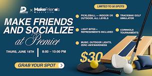 Pickleball, Corn hole & Golf Simulator Night