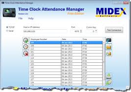 Time Clock Attendance Manager Is A Free Time Clock Software Allowing You To Download Employee Attendance Logs From Your Fingerprint Software Management Hosting