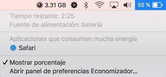 Macos Sierra 10 12 2 Elimina El Indicador De Tiempo Restante De Bateria De Los Macbook Soy De Mac