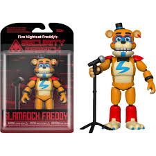Glamrock animatronics (five nights at freddy's) (1) night guard (five nights at freddy's: Five Nights At Freddy S Security Breach Glamrock Freddy 5 Action Figure Popcultcha