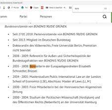 Auch bei baerbocks mitgliedschaften im lebenslauf waren nun grobe fehler. I1oiq C29wk7m