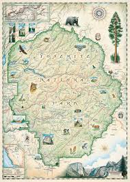 The united states is home to 58 national parks, each with its own unique beauty and landscape. Xplorer Maps Yosemite National Park 1000 Piece Jigsaw Puzzle