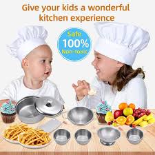 Whether you're a novice baker or accomplished chef, world market serves up an affordable array of cooking tools, utensils and gadgets to help you create your next culinary masterpiece. 20x Childrens Kitchen Toy Pretend Roleplay Stainless Steel Food Cook Play Pots Pans Dishes Cookware Buy At A Low Prices On Joom E Commerce Platform