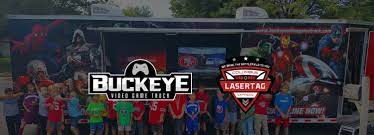 Birthdays, graduations, block, parties school, functions gaming, tournaments, foundraisers church, functions, any special & corporate events. Game Truck Rental Cost Buckeye Video Game Truck Laser Tag Columbus And Central Ohio Birthday Party Expert