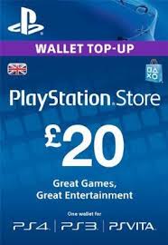 Psn Card 20 Gbp Wallet Top Up Psn Code Uk Account Playstation Psn Ps4 Gift Card Network Gifts