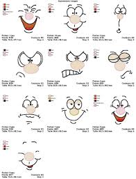 Brod Landes Broderie Machine Expressions Visages Broderie Machine Expression Visage Coudre Et Broder