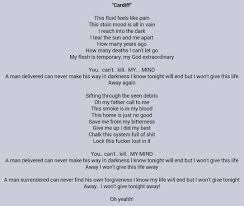 Cardiff Stone Sour Taylor Lyrics Cool Words Lyrics And Chords