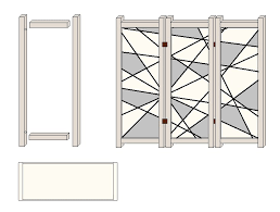 Es ist sehr einfach raumteiler selber bauen. Bauanleitung Fur Einen Paravent Mit Linienmuster Anleitungen Vorlagen