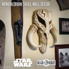 Spotlight Mandalorian Skull Wall Decor Skull Wall Art Skull Wall Decor Mandalorian Skull