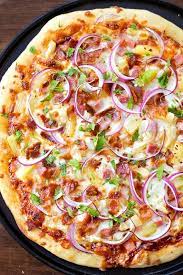 Hawaiian Bbq Pizza Life Made Simple Recipe Bbq Pizza Recipes Hawaiian Bbq
