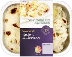 Sainsbury S Taste The Difference Cauliflower Cheese 400g
