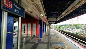 I just took a close look at the route posted to google earth which is supposed to be based on this map: Lrt Kelana Jaya Line How It Has Changed The Lives Of Millions