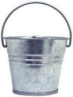 Galvanized metal buckets are also used as gift buckets, fruit baskets, or for various crafts. 2 7 8 In Galvanized Metal Buckets