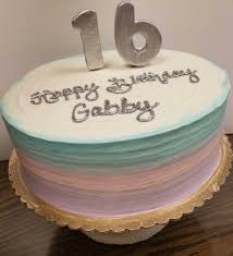 You'll want two types of icing for each cake layer. Birthday Cakes Celebrity Cafe And Bakery