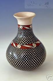 Ines Olivas Tall Neck Pot