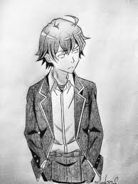 Hachiman Hikigaya From Oregairu 2 My Drawings Art Drawings