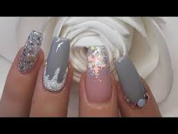 Ophir 12 colors nail art inks airbrush paint acrylic paint nail polish/pigments for model hobby,craft,leather & shoe painting nail stencils painting 10ml/bottle nail tools. Acrylic Nails Matte Grey 50 Shades Of Grey Nails Selah Blog
