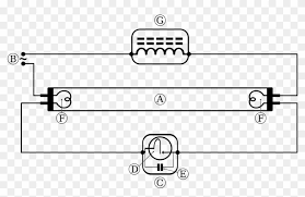 This physics video tutorial explains how to read a schematic diagram by knowing what each electric symbol represent in a typical electrical circuit. A Preheat Fluorescent Lamp Circuit Using An Automatic Fluorescent Lamp Schematic Diagram Clipart 3503583 Pikpng