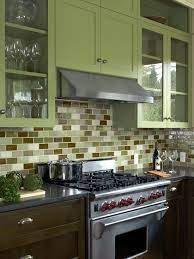 Green Uppper Dark Lower Dark Countertops Green Kitchen Cabinets Kitchen Design Color Kitchen Backsplash Designs
