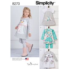 Simplicity Simplicity Pattern 8270 Toddlers' Knit Sportswear from ...