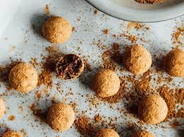 Raw Tahini Brownie Bites Olc