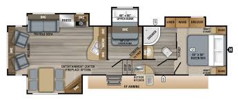 Looking for a small 5th wheel trailer that won't break the bank? Jayco Eagle Ht 30 5mbok Rv Floor Plans Travel Trailer Floor Plans Bunk House