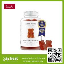 Kẹo dẻo Collagen Unichi Rose Collagen Gummy (60 viên) | nzheal.com