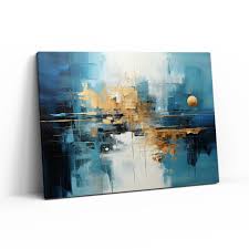 Tablou Canvas-Blue and White Shades – The Print Studio