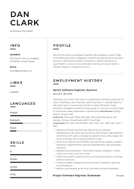 Start creating your cv in minutes by using our 21 customizable templates or view one of our handpicked software engineer examples. Software Engineer Resume Writing Guide Samples Pdf Action Words Dan Accounts Receivable Software Engineer Resume Action Words Resume Government Security Specialist Resume Electrical Automation Engineer Resume Military Resume Builder Bcg Resume Sample
