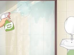 While vinegar will loosen the scale, baking soda scrubs the loosened deposits. 3 Ways To Prevent Limescale On A Shower Screen Wikihow