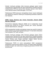 Kita masih lagi dalam suasana pkp sehingga 28.04.2020 nanti. Mindef Malaysia Ø¹Ù„Ù‰ ØªÙˆÙŠØªØ± Kenyataan Media Menteri Kanan Pertahanan Mengenai Perintah Kawalan Pergerakan Pkp Perintah Kawalan Pergerakan Bersyarat Pkpb Dan Perintah Kawalan Pergerakan Pemulihan Pkpp 28 Mei 2021 Mindefmalaysia Https T Co