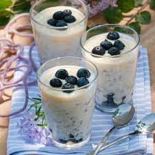 heidelbeer schichtbecher rezept rezepte leckere desserts dickmilch