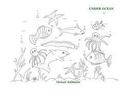 All 25 sea creatures have a full background to color and are available for individual free download so you can snag exactly the animals your child wants most. Ocean Animals Printable Coloring Pages For Kids 18