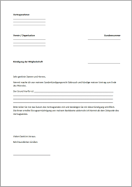 Beim austritt handelt es sich um die kündigung einer vereinsmitgliedschaft und somit um die beendigung einer vereinsmitgliedschaft. Kundigung Mitgliedschaft Vorlage Text Word Pdf