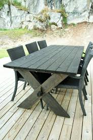 Diy Table Build Outdoor Furniture Rustic Dining Room Table Patio Table