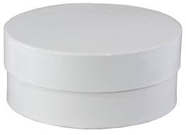 2 Piece Round Gift Boxes White 7 Diameter Round Gift Boxes Gifts Gift Box