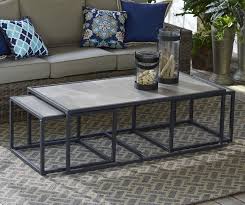 Broyhill Eagle Brooke Tile Top Patio Side Tables 2 Pack Big Lots In 2020 Patio Side Table Side Table Decor Patio