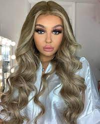 32 Tokyo Stylez Human Hair Wig Eye Candy Perfect Blonde Hair Colored Hair Roots Wig Hairstyles