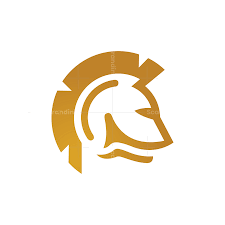 Golden Spartan Helmet Logo Spartan Helmet Helmet Logo Spartan Logo