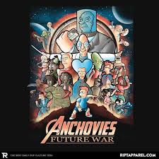 Anchovies Future War Collection Image Ript Apparel Cartoon Wallpaper Marvel Movie Posters Futurama
