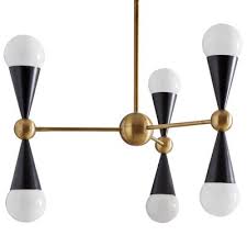 Wood chandelier is an essential part of any lighting arrangement. Jonathan Adler Caracas 6 Light Chandelier Ylighting Com