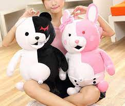 Danganronpa Monokuma Principal And Monomi Plush Toy Doll For Present Ebay Fashion Kawaii Plushies Anime Merchandise Kawaii Plush