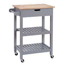 Wipe clean with a dry cloth. Charles Bentley Kitchen Trolley Cart Grey