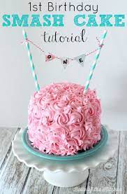 1st Birthday Smash Cake Tutorial Simple Vanilla Cake Recipe Recipe Homemade Vanilla Cake Smash Cake Recipes First Birthday Cakes