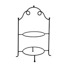 Wrought iron stands x 2 (for display of plate/photo/picture/restaurant menu etc). Tuscan 2 Tier Wrought Iron Metal Serving Plate Stand Cheap Chic Decor Http Www Amazon Com Dp B003747v7q Ref Cm Iron Decor Wrought Iron Tuscan Home Decorating
