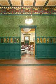 Green dining room, 1867, located in the victoria and albert museum. William Morris Handmade Tart