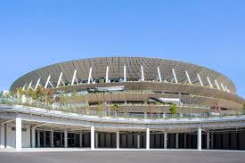 Tokyo's newest stadium is the centrepiece of the olympic & paralympic games tokyo 2020. Tokyo S Nature Inspired Olympic Stadium Is Now Finished Tokyo National Stadium Olympic Sites
