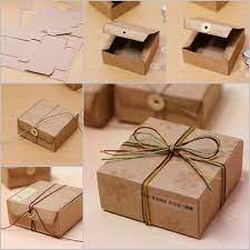 Product title packhome gift box 14x9.5x4.5 inches, large gift box with lid, groomsman box, sturdy storage box, collapsible gift box with magnetic closure (glossy black with embossing) average rating: Diy Gift Box From Cardboard Diy Tutorials
