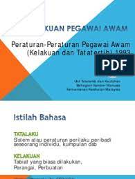 Peraturan lembaga tatatertib yang digunapakai bagi pegawai pegawai perkhidmatan am persekutuan pelanggaran ke atas sebarang peraturan yang ditetapkan akan membolehkan tindakan tatatertib diambil. Peraturan Peraturan Pegawai Awam Pdf